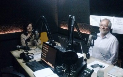 Entrevista a Raúl Valenzuela y Ximena Vargasen en Radio Valparaíso