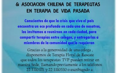 Llamado a todos los Terapeutas de la Asociación ACHTEVIP